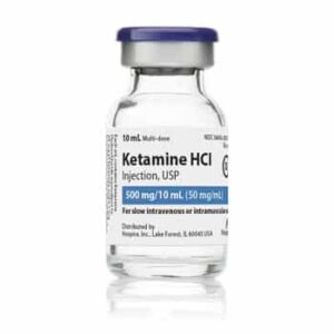 Ketamine HCl injection vial