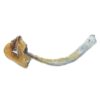 Dried mushroom with curved stem