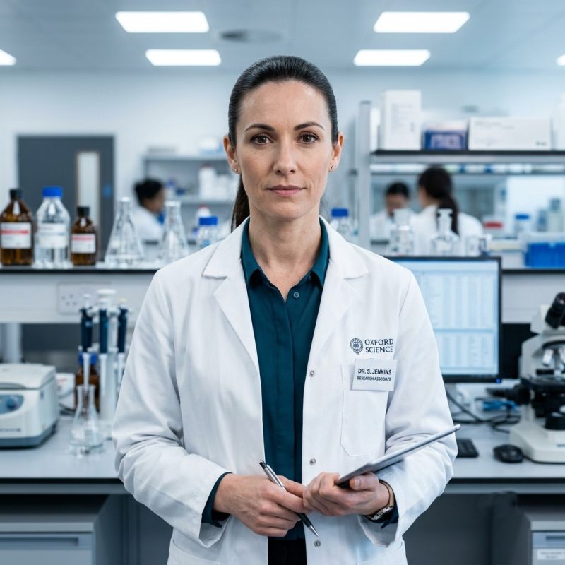 Female scientist in laboratory